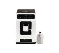 Combiné expresso cafetière Seb Krups Evidence EA891110 - Machine à café automatique avec buse vapeur "Cappuccino" - 15 bar - blanc