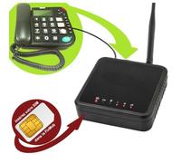 Combiné fixe GSM - MOBIHO-ESSENTIEL - FIX MOB 4G - Touches immenses - Batterie de secours - Utilisation senior