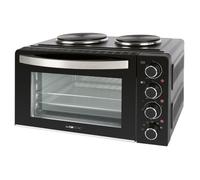 Clatronic - Combiné four KK3786 - 28 L, 2 plaques de cuisson, convection