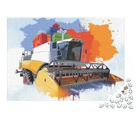 Combine Harvester Gifts for Farmers Puzzle 1000 Pièces Educa Jouet en Bois Divertissement Créatif De l'art De La Décoration Jeu Éducatif Challenge Toy Adultes Et Enfants À Partir De 14 Ans 70x50cm/10