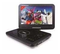 Thomson Combiné lecteur DVD THP370 Écran rotatif 10 pouces Lecteur de carte SD Port USB Noir