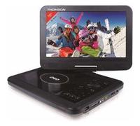 Thomson Combiné lecteur DVD THP370 Écran rotatif 10 pouces Lecteur de carte SD Port USB Noir