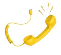 Combiné pour cellules, téléphone portable de type C, branchement filaire | Combiné USB filaire pour téléphone portable, conversation, appels, réunion, travail, école, quotidien, maison, bureau, voyage