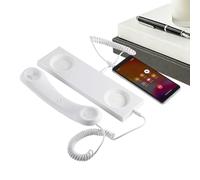 Combiné pour téléphone portable | Téléphone fixe filaire de type C - avec microphone et haut-parleur large fréquence téléphone rétro, pour décoration d'intérieur, maison, lieu de travail, école