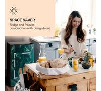 Combiné réfrigérateur-congélateur CoolArt 79L CEE E compartiment congélateur 9l porte design E