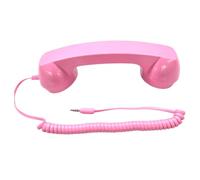 Combiné rétro | Adaptateur de téléphone fixe avec récepteur portable, poignée de téléphone, pour décoration nostalgique, fête à thème, accessoires, lieu de travail et