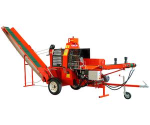 Combiné scie et fendeur de bûches 480 mm - Pression de 20 tonnes - Moteur électrique 7,5 kW 400 V hydraulique - Idéal pour bois de chauffage Torros HSP480E
