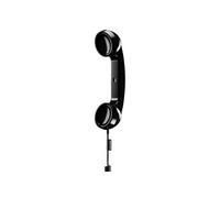 Combiné Téléphonique POP Phone Rétro USB-C avec Microphone pour Appels et Visio Noir