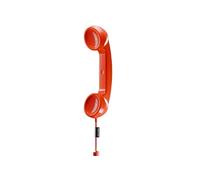 Combiné Téléphonique POP Phone Rétro USB-C avec Microphone pour Appels et Visio Orange