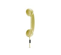 Combiné Téléphonique POP Rétro USB-C avec Microphone pour Appels et Visio Jaune