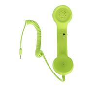 Combiné Téléphonique Rétro 3,5 Mm, combiné Téléphonique USB C, combiné Téléphonique Vintage Résistant aux Radiations, Récepteur de Téléphone Portable, Micro, Haut-Parleur pour