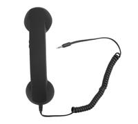 Combiné téléphonique rétro anti-radiations, commande du volume et réponse instantanée, avec prise audio 3,5 mm pour téléphones portables et