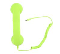 Combiné téléphonique rétro avec réponse instantanée, récepteur portable résistant aux radiations avec prise jack 3,5 mm et cordon spiralé,