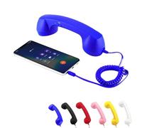 Combiné Téléphonique Rétro, Combiné Téléphonique Fixe De Type C avec Microphone Et Haut-Parleur pour iOS/Android, Style Vintage Années 90 pour Visioconférences Et Appels.