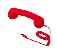 Combiné Téléphonique Rétro - Récepteur Filaire ABS 3,5 Mm Type C | Accessoire De Communication De Bureau Classique | Support De Microphone Audio D'appel Clair Pour Le Travail De Vidéoconférence