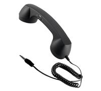 Combiné Téléphonique Rétro - Récepteur Portable Rétro Avec Prise Jack 3,5 Mm | Branchez Le Combiné De Téléphone Portable Pour La Réunion | Branchez Le Récepteur De Téléphone Sans Fil Pour Les Appels D