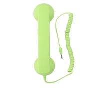 Combiné téléphonique rétro sans Fil Multifonctionnel, résistant aux radiations, Son Clair, Haut-Parleur HD, contrôle du Volume pour Le Bureau et la Maison, matériau ABS (Verte)