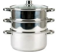 Combiné vapeur inox 20 cm 3 compartiments - Trend'up - Argent - Inox Argent G