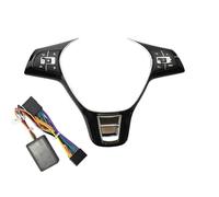 Combiné Voiture Bouton Volant Pour VW MK6 Pour Golf 7 Polo 2014-2019 Volume Téléphone Audio Commutateur Multifonction Bouton Commande Au Volant(Style D2 Thin)