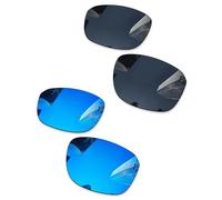 Combine8 Ploarized Verres de rechange pour lunettes de soleil Oakley Split Shot OO9416, Noir + bleu glacier, 64 Millimeters