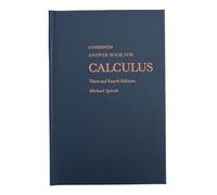 Combined Answer Book For Calculus Third and Fourth Editions by Michael Spivak (2008) Hardcover