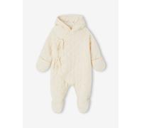 Combipilote bébé mixte en gaze de coton écru 12M(74CM)