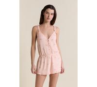 Combishort à bretelles avec motifs - Plumia - L - Rose - Femme - Etam