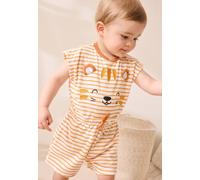 Combishort bébé en éponge mio ecru 12M(74CM)