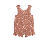 Combishort Bébé En Gaze De Coton Arizona Terracotta 6M(67CM)