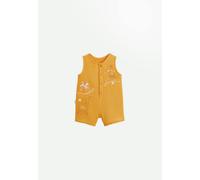 Combishort bébé en gaze de coton liwa jaune 12M(74CM)