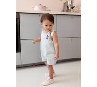 VERTBAUDET Combishort bébé fille coton rayé bleu 9M(71CM)