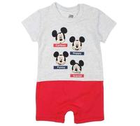 Combishort bébé Mickey - Disney - DIS BMB 51 05 A832 S1-3M - Rouge - Garçon - Bébé 6 mois