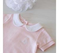 Combishort bébé rose 3