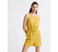 Combishort dos nu femme Superdry Nevada Jaune 42
