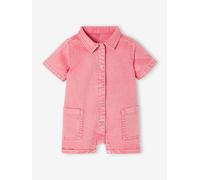 Combishort en twill bébé rose bonbon 18M(81CM)
