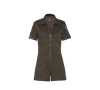 Combishort femme - Schott - Ref 56309 - Kaki clair - éco-responsable XS