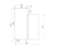 Armoire Congélateur Professionnel - Inox 650 litres - Combisteel