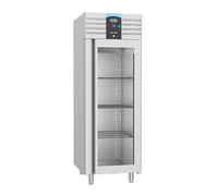 Armoire réfrigérée positive 700 L Vitrée inox