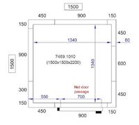 CombiSteel Chambre Froide Négative Pro Line Avec Groupe Négatif - Hauteur 2200 mm