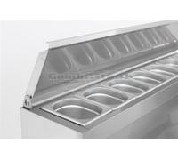 CombiSteel Saladette 8 x GN 1/6-3 portes