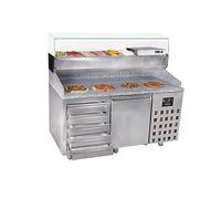 CombiSteel Table Pizza Réfrigérée 1 porte 5 tiroirs