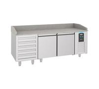 CombiSteel Table Pizza Réfrigérée 2 portes 5 tiroirs Série 800