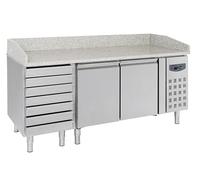 CombiSteel Table Pizza Réfrigérée 2 portes 7 tiroirs série 800