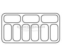 CombiSteel Vitrine a glace 9 x 5 L Bali