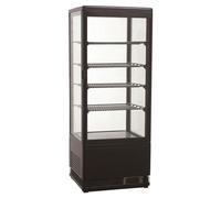 CombiSteel Vitrine réfrigérée 4 faces 98 L