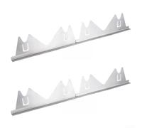 Comble de remplissage en métal pour une utilisation entre la cuisinière et le comptoir pour bloquer les miettes et les déversements avec finition lisse qui correspond à la décoration de cuisine