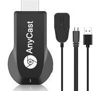 COMBLU Adaptateur d'affichage sans fil, 4K 1080p HD-MI WiFi Mobile Screen Mirroring Receiver Dongle pour i-Phone Mac i-OS Android vers TV Projecteur Support Miracast Airplay DLNA