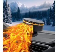 COMBLU Chauffage de voiture portable 12 V 150 W 2 en 1 avec ventilateur de chauffage et de refroidissement rapide avec prise allume-cigare pour tous les véhicules 12 V