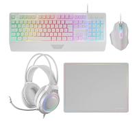 Combo 4en1 - MARS GAMING - MCP124PRO - Clavier H-Mech - Souris RGB - Casque avec Microphone