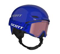 Combo casque + masque ski SCOTT Combo Hlmt Keeper 2+Goggle Jr Shield (blue/grey) junior M